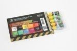 Большой набор акриловых красок Jim Scale под кисть "Базовые экстра-плотные цвета" (10 флаконов 5 серии по 18мл) — изображение 5